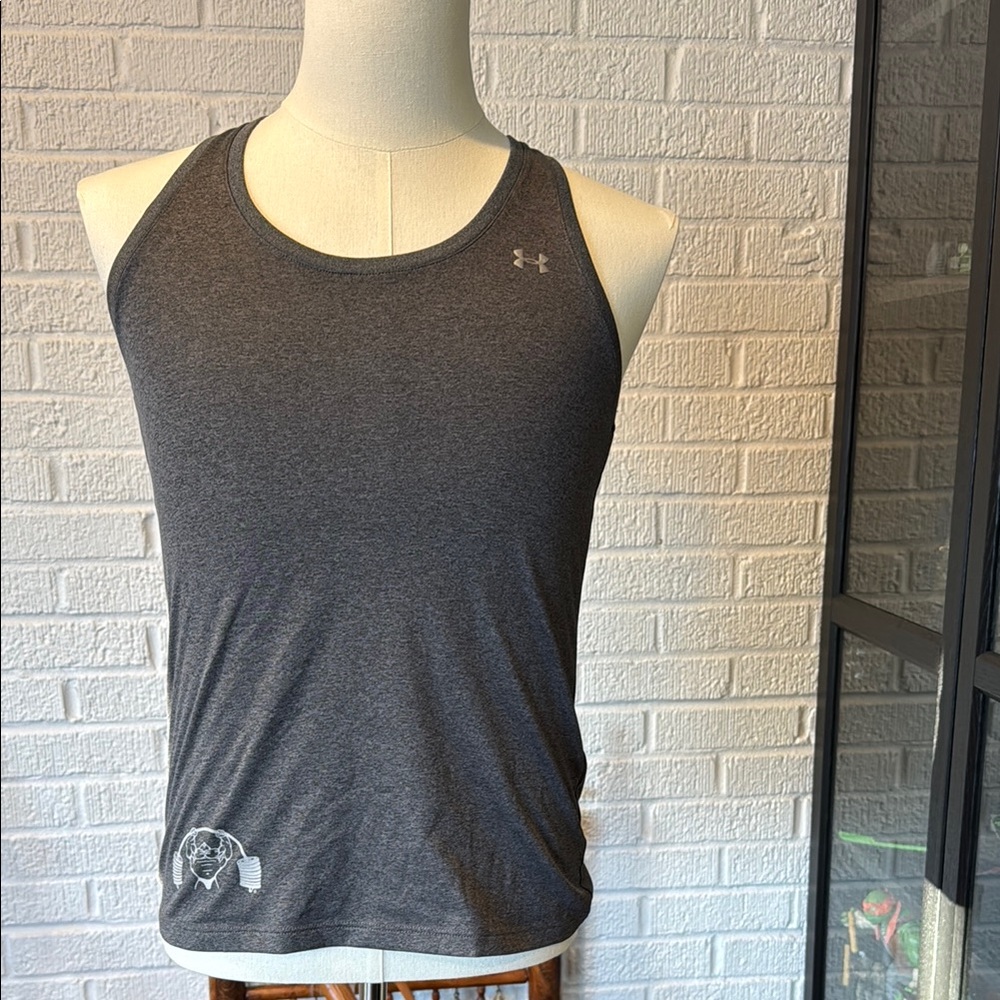 Under Armour Gray Sleeveless Tank Top Athletic Wear